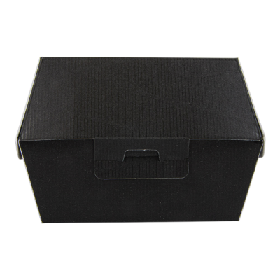 "Set de 50 Envases para Hamburguesa GDP en Negro - 14,4x13,6x9cm"