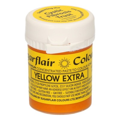 SUGARFLAIR EXTRA YELLOW PASTE COLORANT 42 GR