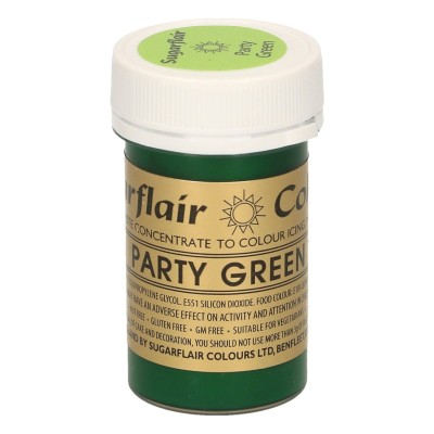 SUGARFLAIR PASTE COLORANT 25 GR. PARTY GREEN