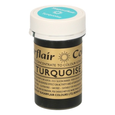 SUGARFLAIR PASTE COLORANT 25 GR. TURQUOISE