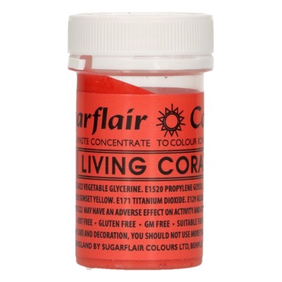 SUGARFLAIR PASTE COLORANT 25 GR LIVING CORAL