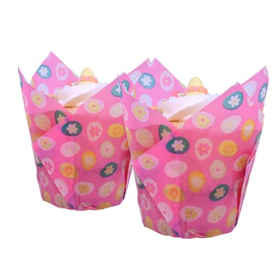 Colorful Egg Tulip Muffin Cases - Set of 24 by PME