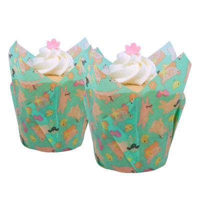 "Set PME de 24 Tulipas para Muffins - Decoración de Pascua Única"