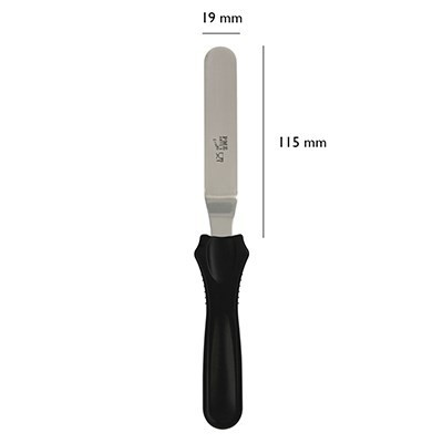 PME Stainless Steel Angled Spatula 11.5 CM