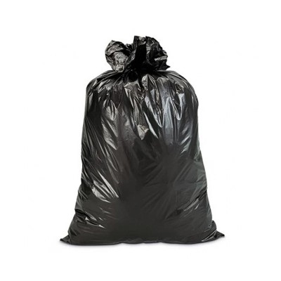 "PACK OF 10 EXTRA STRONG BLACK TRASH BAGS 85X104 MM"