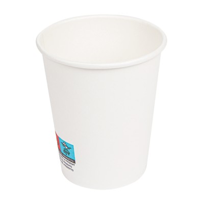 VASO CAFE BLANCO 240 ML Ø8/5,3x9 CM (PAQ. 50 UD)