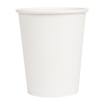 VASO CAFE BLANCO 240 ML Ø8/5,3x9 CM (PAQ. 50 UD)