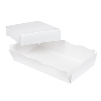 GDP CAJA/BANDEJA + TAPA BLANCA 19,5X11X4 ,5 CM