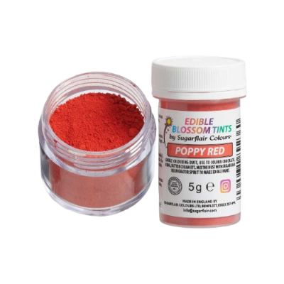 SUGARFLAIR COLORANTE EN POLVO 5 GR. POPPY RED