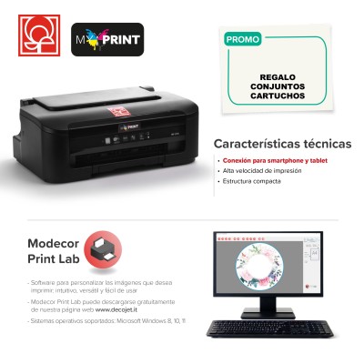 MODECOR IMPRESORA ALIMENTARIA DECOJET MYPRINT A4