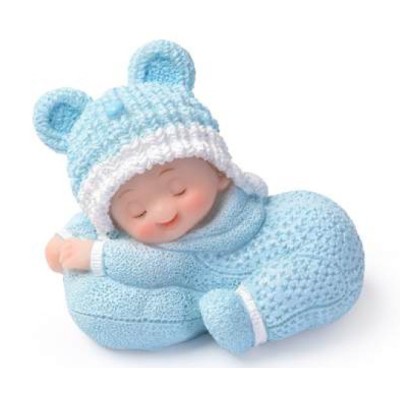 MODECOR FIGURA RESINA NIÑO DURMIENDO BAUTIZO