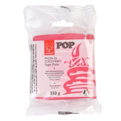 MODECOR FONDANT 250 GRAMOS POP "FUCSIA" (UND)