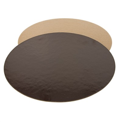 GDP CHOCOLATE/PRALINE CARDBOARD DISC 24 CM (UNIT)