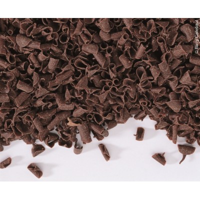 Pure Dark Chocolate Curls - Eurocao 2kg Box