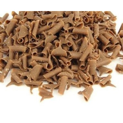 MILK CHOCOLATE CURLS EUROCAO (2 KG BOX)