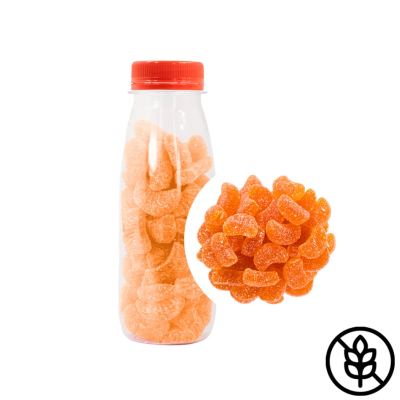 Orange Jelly Slices AP - 175g Jar of Sweet Delight