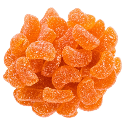 Orange Jelly Slices AP - 175g Jar of Sweet Delight