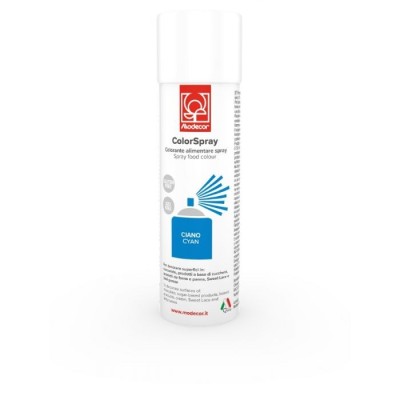 Spray Color Azul Modecor 250ml: Dale vida a tus postres