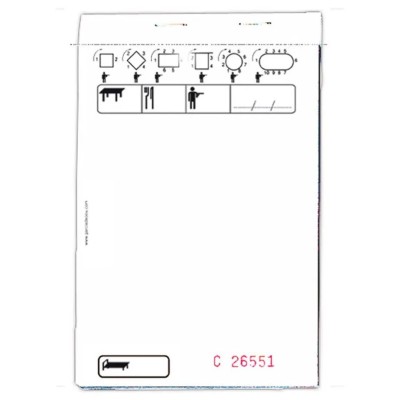 "DOUBLE CARBONLESS ORDER PAD 10X15 CM (10 UNITS)"