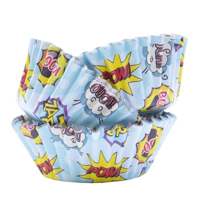 PME SET DE 30 CAPSULAS CUPCAKES MOTIVO COMIC