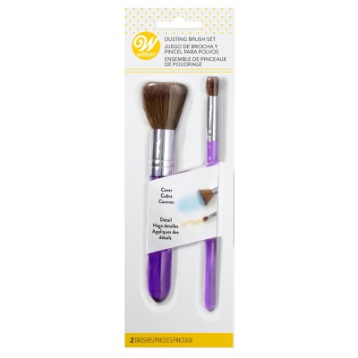 WILTON SET 2 PINCELES BROCHA PARA DECORACION CAKE