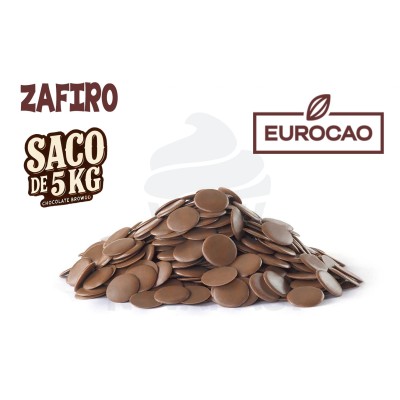 COBERTURA CHOCOLATE ZAFIRO CON LECHE (BOLSA 5 KG)