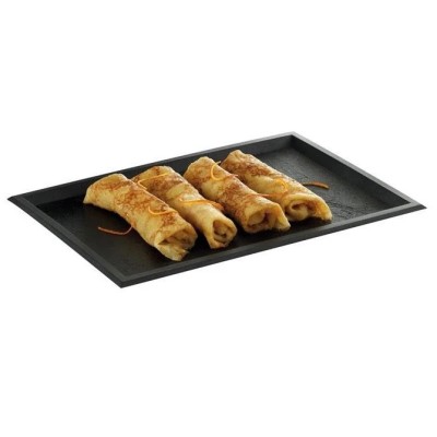 "GRAY SLATE PVC TRAY 30X20 CM FOR DISPLAY"