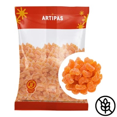 Gajos de gominola sabor naranja - Bolsa 1 kg