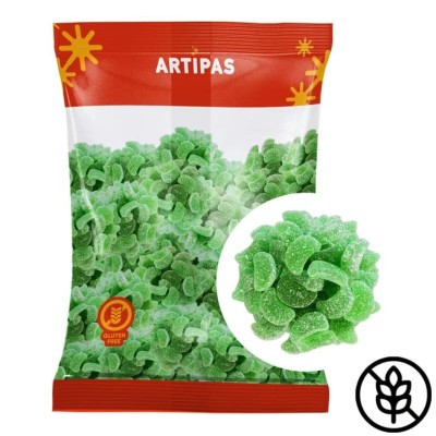 AP BAG 1 KG MELON FLAVORED GUMMY SLICES