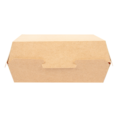 SET 50 CAJAS KRAFT LUNCH TAKE AWAY 22,5X17X8,5 CM