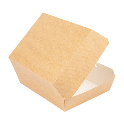 "SET OF 50 KRAFT LUNCH TAKE AWAY BOXES 22.5X17X8.5 CM"