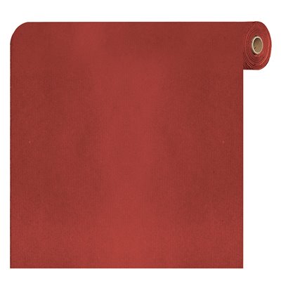 ROLLO 100M.  PAPEL KRAFT ROJO LISO ANCHO 70CM