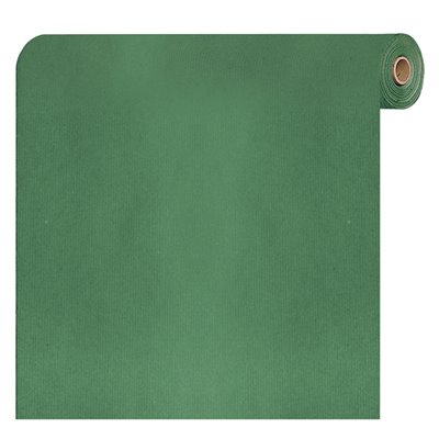 ROLLO 100M.  PAPEL KRAFT VERDE LISO ANCHO 70CM