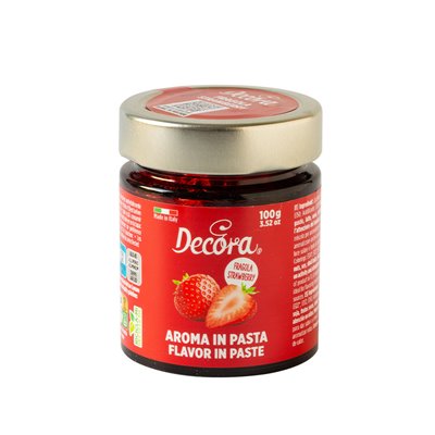 DECORA BOTE 100 GR PASTA SABOR FRESA MULTIUSO