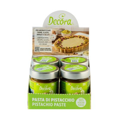 DECORA BOTE 100 GR PASTA SABOR PISTACHO MULTIUSO