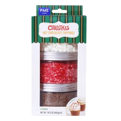 PME SET 3 BOTES TOPPINGS CHRISTMAS 400 GR