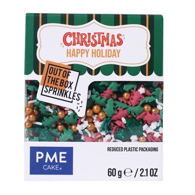 PME SPRINKLES NAVIDEÑOS HAPPY HOLIDAY 60GR