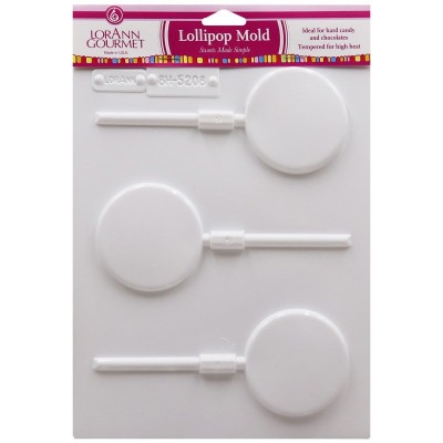 Large Lollipop Mold 6.4cm - LorAnn's Perfect Candy Tool