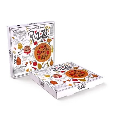 SN PAQ. 100 CAJAS DE PIZZA CARTON KRAFT 26X26X4 CM