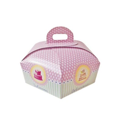 CAJA TARTAS HEXAGONAL "STANDARD" AGATA 32 CMS (UD)