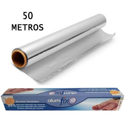 VP BOBINA 50 M. ALUMINIO DOMESTICO ANCHO 30CM