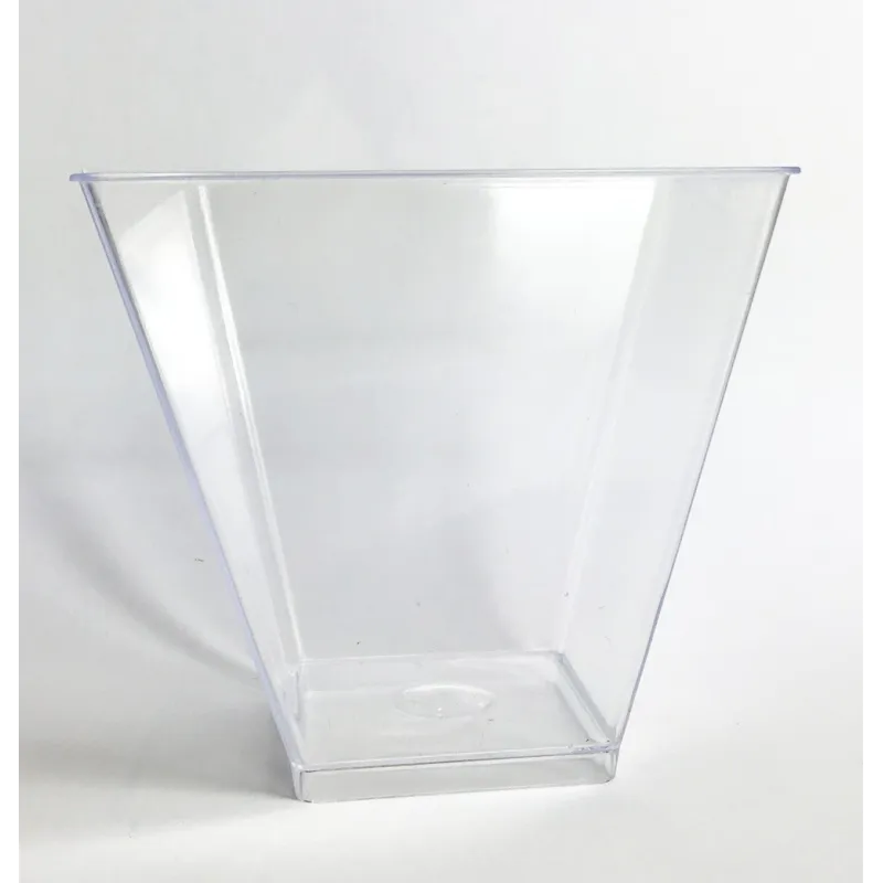 Vidrio de plástico transparente tamaño 120 ML/160 ML, Contenido 100
