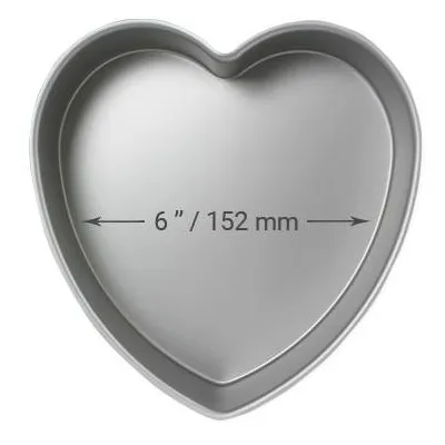 "Molde de Aluminio en Forma de Corazón PME 15x5 cm - Pastelería y Repostería"