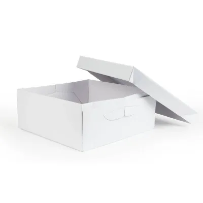 Caja de cartón para trasportar tartas