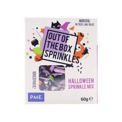 Halloween Sprinkle Mix - Spooky Sweet Treats 60g Box