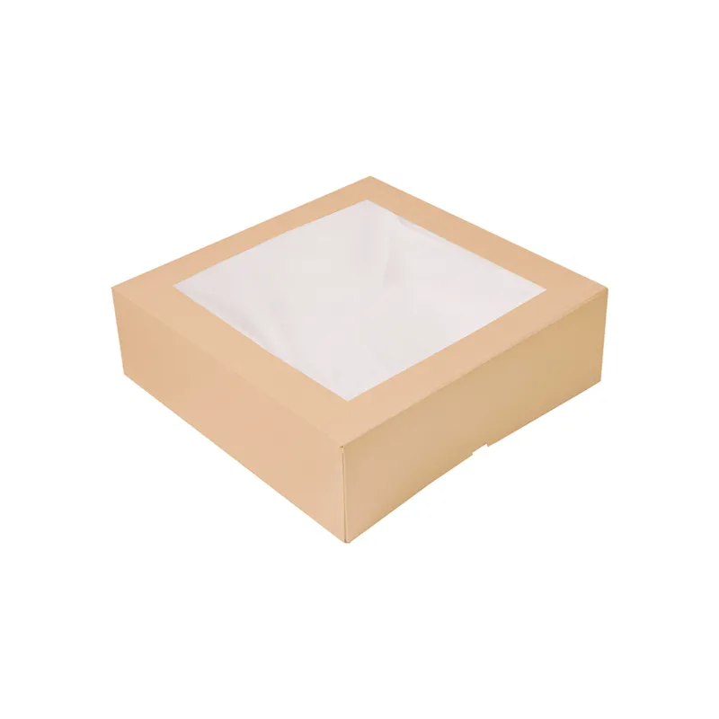 Caja Blanca para Galletas con Ventana de Acetato (50 PZS)