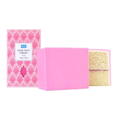 Bold Pink PME Fondant Sugar Paste - 250g